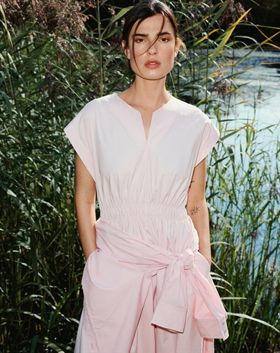 Msch Copenhagen - MSCHWiliane Kjole - Bleached Sand